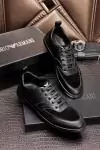 armani luxe footwear pour hommes spliced cowhide black